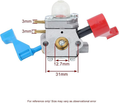 C1U-W12A Carburetor for Poulan FL1500 FL1500LE Leaf Blower C1U-W12B 530071629 with Air Filter Repower Kit