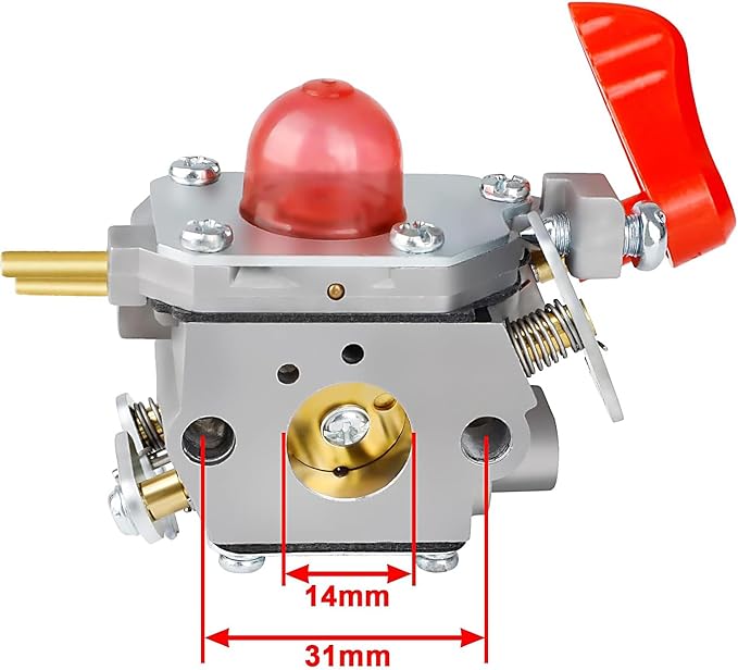 C1U-W43A 545081857 Carburetor for Zama C1U-W43 Poulan VS-2 BVM200FE GBV345 Craftsman 358794765 358794774 358794773 358794700 358794770 358794780 Blower with 545146501 Air Filter
