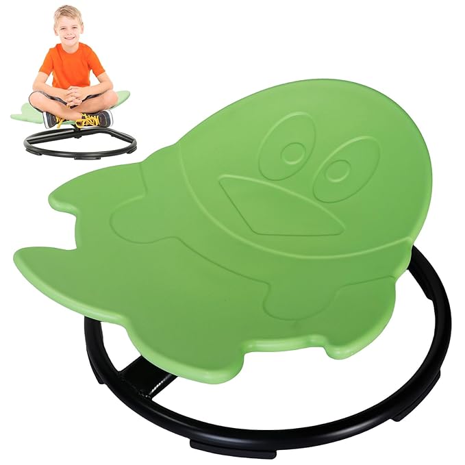 Kids Sensory Spinning Chair, Autism Kids Swivel Chair, Kids Sit and Spin Chair Sensory Toy, Improve Physical Coordination Wobble Chair for Kids, Kids Sensory Equipment for Boys Girls