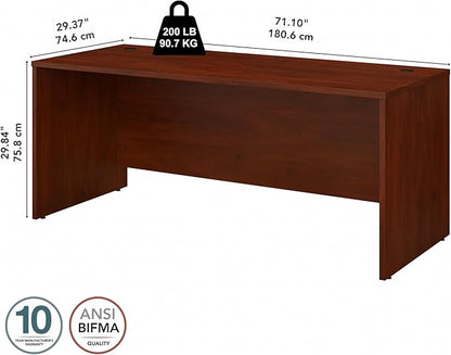 Bush SCD272HC Studio C 72-Inch Computer Desk, Hansen Cherry