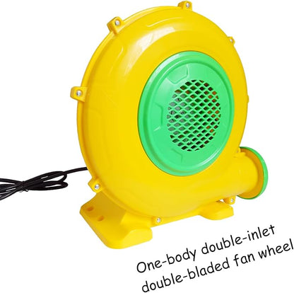 Inflatable Bounce House Blower, Air Blower for Inflatable Castle and Jump Slides, Portable and Powerful Fan Pump Commercial Inflatable Blower, Blower for Bounce House