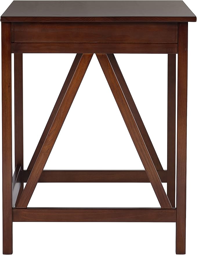 Linon Home Dcor Titian Laptop Desk, Antique Tobacco, 31.5" W x 24.02" D x 30" H