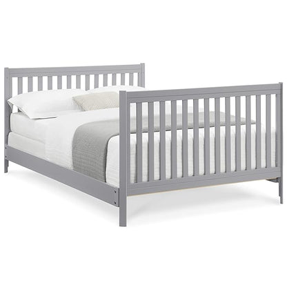 Delta Children Tribeca 4-in-1 Baby Convertible Crib, Grey