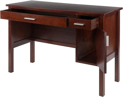 Winsome Wood Emmett Writing Desk, Walnut