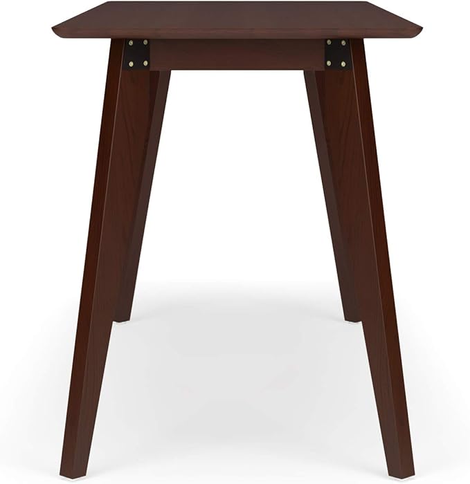 HON Basyx BSX55WPLMWMW Modern Home Office Wood Computer Desk, 55", Walnut