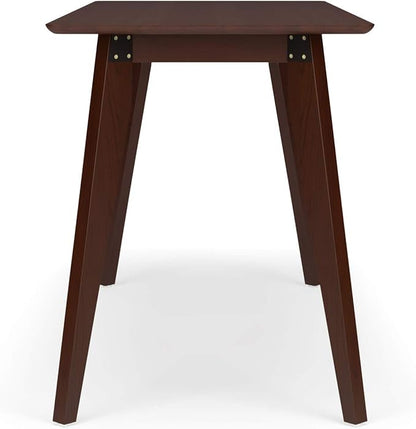 HON Basyx BSX55WPLMWMW Modern Home Office Wood Computer Desk, 55", Walnut