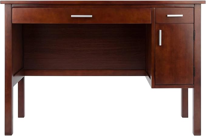 Winsome Wood Emmett Writing Desk, Walnut