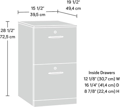 Sauder County Line Dresser, L: 15.55" x W: 19.45" x H: 28.54", Bourbon Oak Finish