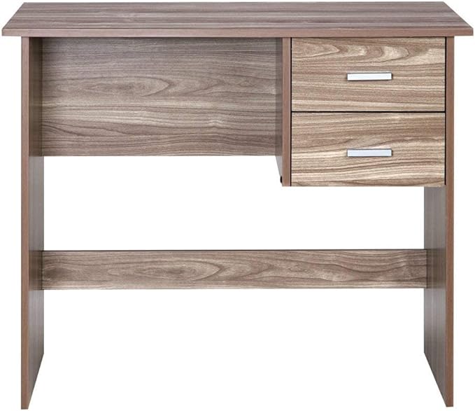 OneSpace Adina 2 Drawers Writing Desk, Walnut