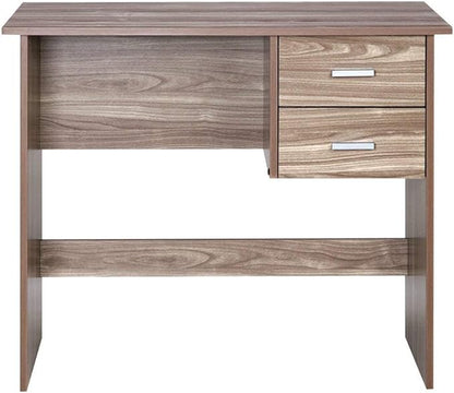OneSpace Adina 2 Drawers Writing Desk, Walnut