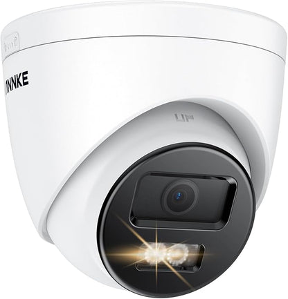 ANNKE C800 4K PoE Security Camera with AI Human/Vehicle Detection, IP Cam with Audio,Wide Angle, Remote Access, Spotlight Night Vision, IP67, H.265+, Support to 512GB TF Card