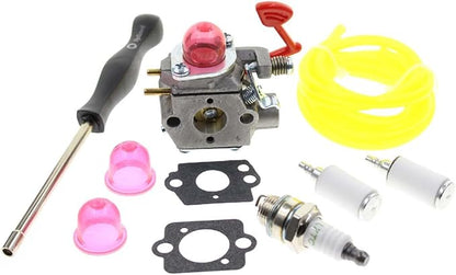 Carbhub WT-875 Carburetor for Craftsman Poulan Pro Blower BVM200C BVM200VS P200C GBV325 P325 with Fuel Line Filter Gasket Spark Plug Replace 545081855 WT-875 WT-875A