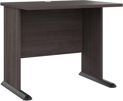 Bush Business Furniture Studio A Small Computer Desk, Commercial-Grade Gaming and Work Table for Home or Professional Office, 36W, Storm Gray