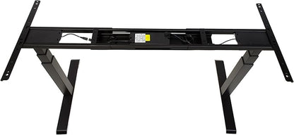 ApexDesk K Series Dual Motor Electric Adjustable Standing Computer Desk for Home and Office Width and Height Adjustable (Black Frame only)