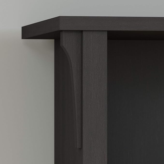 Bush Furniture Salinas Hutch, Desk Attachment with Shelf Storage for Home Office, 60W, Vintage Black