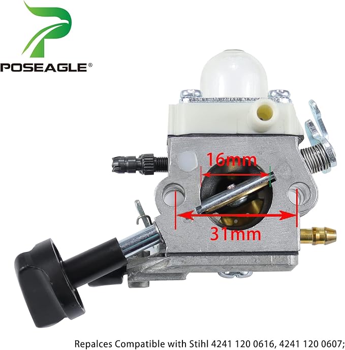 BG86 Carburetor for Stihl SH56 SH56C SH86 SH86C BG86 Blowers Compatible with Stihl BG86 Carburetor, Stihl BG86 Blower Carburetor, Stihl BG86 carb, BG86 Blower Zama s261b C1M-S261B