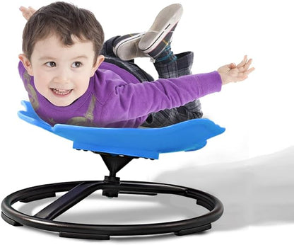 Kids Swivel Chair Sensory,Autism Chairs for Kids,Sensory Spinning Chair for Kids Autism,Toddler Coordination Sensory Products for Ages 3 Years and UP,Gifts for Kids with Autism (Blue)