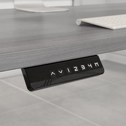 Bush Business Furniture Move 60 Electric Ergonomic Sit-Stand Computer Table for Home and Professional Office, 48W x 24D, Platinum Gray