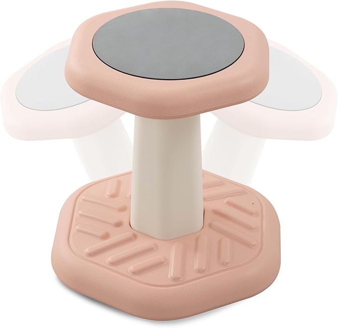 Kids Wobble Stool Chair Seat, Wiggle Stool Chair Flexible Seating for Preschool & Elementary Classroom, Improves Focus, Posture & ADD ADHD Chair, Ages 3-8