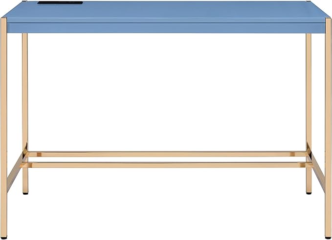 NicBex Laik-DW-00066-DX Desks, 42" W x 20" D x 30" H, Navy Blue