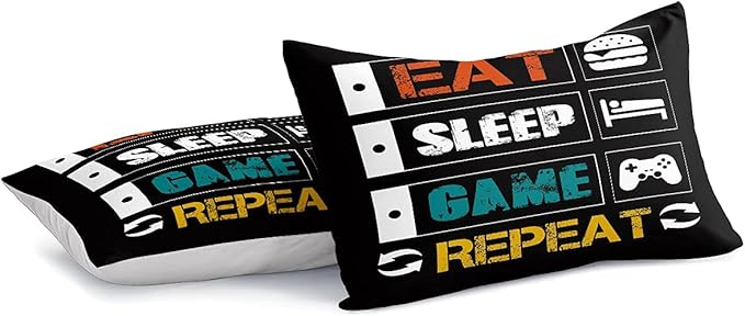 Gaming Comforter for Boys Teen,Game Contoller Bedding Set for Boys Kids,Down Alternative Comforter for All Season,Gamer Home Decor for Boys Comforter Set (Comforter-Game33, Twin)