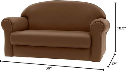 Childrens Factory Grow Sofa-Walnut