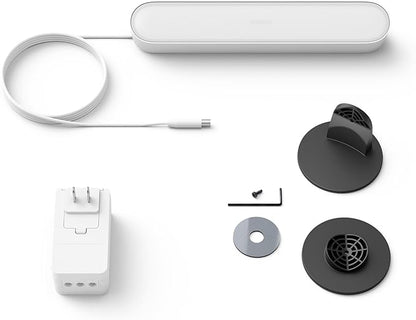 Philips Hue Smart Play Light Bar Base Kit, White - White & Color Ambiance LED Color-Changing Light - 1 Pack - Requires Bridge - Control with App - Works with Alexa, Google Assistant and Apple HomeKit