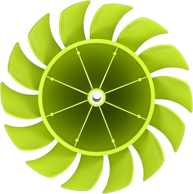 529437003/529437004/529437001 Blower Fan Blade for Ryobi 18 Volt/Homelite Blower Fan P2108 P21081 P21081VN P21081VNM (W/Insert Nut