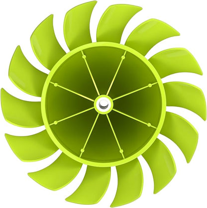 529437003/529437004/529437001 Blower Fan Blade for Ryobi 18 Volt/Homelite Blower Fan P2108 P21081 P21081VN P21081VNM (W/Insert Nut