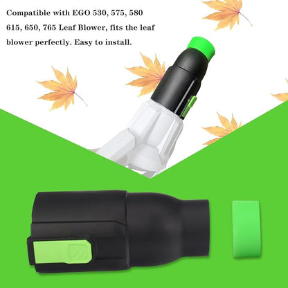 Car Drying Nozzle for EGO Leaf Blower, for Replace Blower 530, 575, 580,615, 650, 765, Bare Car Drying (8" Long) & Green Protective Silicone Band