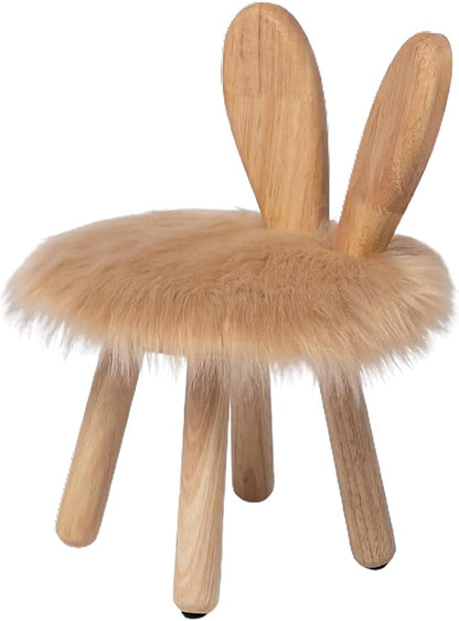 Wooden Toddler Chair Rabbit Stool Suitable for A Variety of Color Rest Stool for Any Room Decoration Game Room Cute Chair