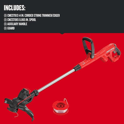 CRAFTSMAN 9 Amp Blower and 6.5 Amp 14-Inch String Trimmer Bundle