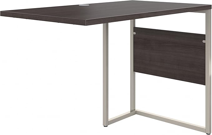 Bush Business Furniture Hybrid Desk Return/Bridge, 42W x 24D, Storm Gray