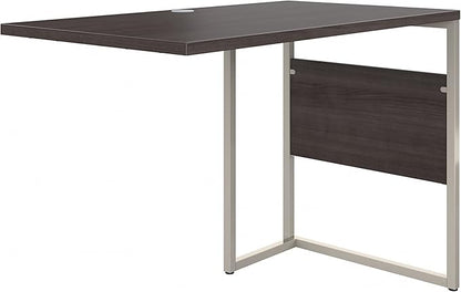 Bush Business Furniture Hybrid Desk Return/Bridge, 42W x 24D, Storm Gray