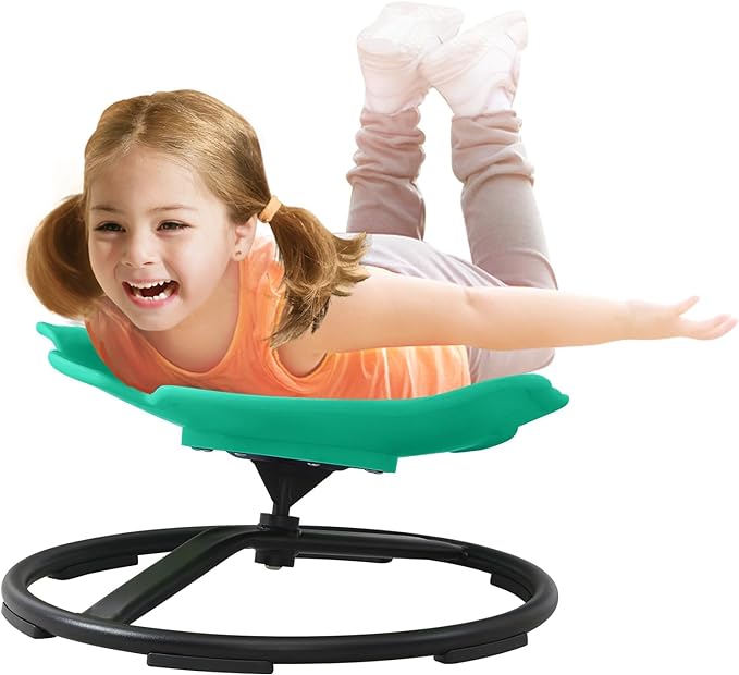Autism Sensory Products Sit and Spin Spinning Activity Toy for Toddlers, Sensory Spinning Seat for Kids, Autism Kids Swivel Chair Training Body Coordination