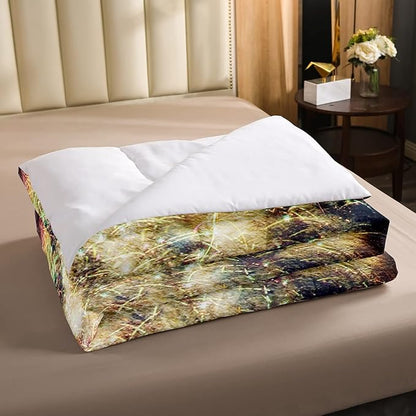 Erosebridal American Flag Comforter Eagle Room Decorative Comforter Set Twin Size Firework Bedding Set Wildlife Animal Bird Down Comforter Soft Lightweight Quilt Set with 1 Pillowcase