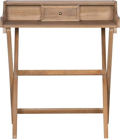 Linon Home Décor Griffin Gray Wash Folding Desk, Grey