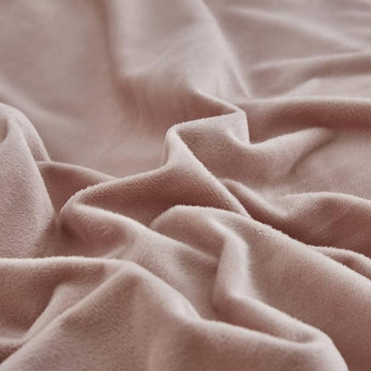 Wellboo Pink Velvet Comforter Sets California King Women Girls Blush Pink Cal King Bedding Comforters Cute Dusty Pink Adults Winter Quilt Solid Light Red Fluffy Flannel Quilt Bean Pink Fuzzy Plush Bed