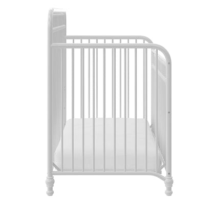 Little Seeds Ivy 3-in-1 Convertible Metal Crib, Off White