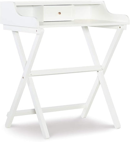 Linon Home Décor Mable White Folding Desk
