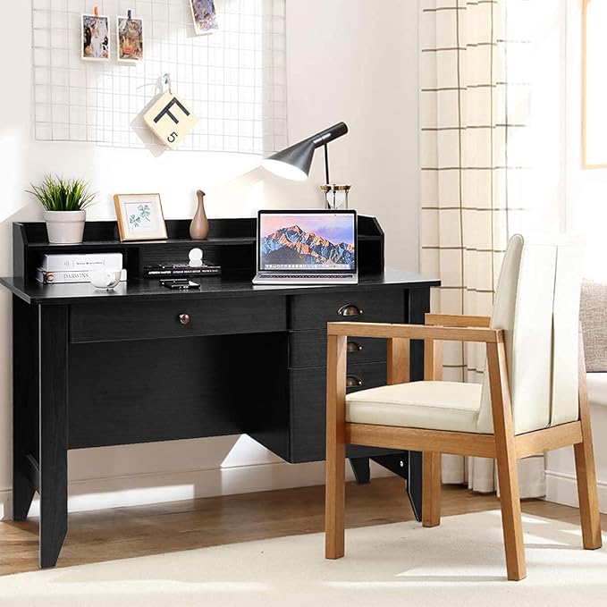 Computer Desk, Default, Black