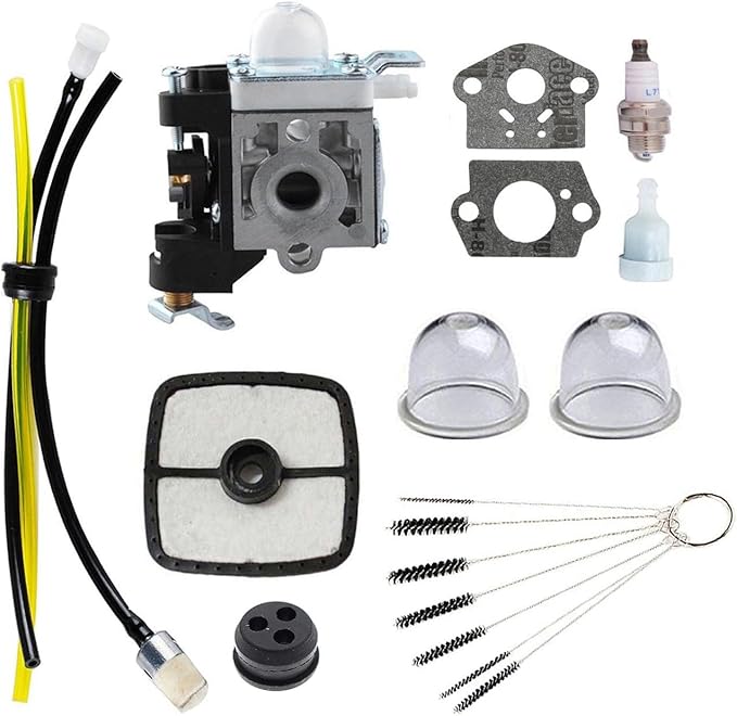 Podoy PB-250 Carburetor Blower for Compatible with ECHO Parts Tune Up Kit Maintenance Air Filter Fuel PB-250LN A021003661 ES-250 Handheld Power Blower