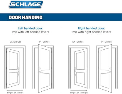 SCHLAGE Connect Century Touchscreen Deadbolt with Built-In Alarm and Handleset Grip with Latitude Lever, Satin Nickel, FE469NX LAT 619 CEN