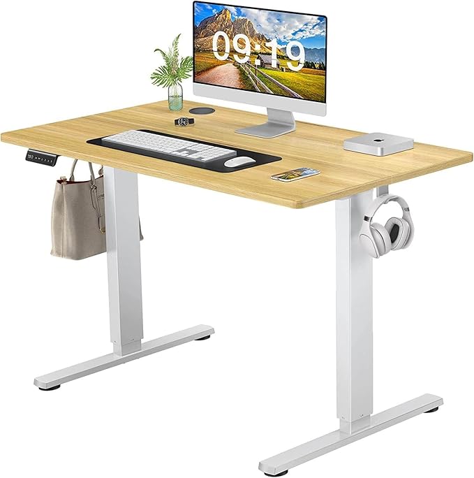 NicBex Laik-DW-00019-DX Desks, 39" W x 23" D x 28" H, Yellow