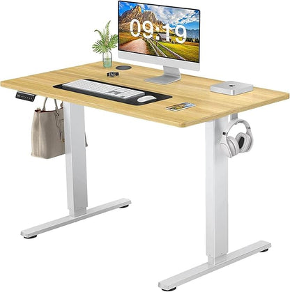 NicBex Laik-DW-00019-DX Desks, 39" W x 23" D x 28" H, Yellow