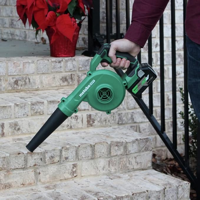 Metabo HPT 18V MultiVolt™ Cordless Li-Ion Compact Blower | Tool Only - No Battery | Variable Speed | 3 Speed Selector to Reduce Fatigue | 124 CFM | 213 MPH | Lifetime Tool Warranty | RB18DCQ4