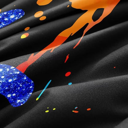 Gamer Comforter Sets for Teen Boys,Gaming Bedding Sets Queen,Video Game Bedspread,Game Gamepad Bed Set,Controller Bedding Gamer Home Decor 3 Piece 1 Comforter and 2 Pillowcases