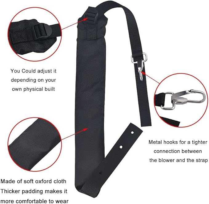 2 Pack Backpack Blower Straps C061000100 - Compatible with Echo PB-260 PB-403 PB-403H PB-403T PB-413, Replaces P021001770 P021001760 30030008260 30030008261- Leaf Blower Shoulder Strap Kit