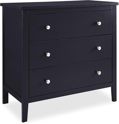 Delta Children Campbell 3 Drawer Dresser, Midnight Grey