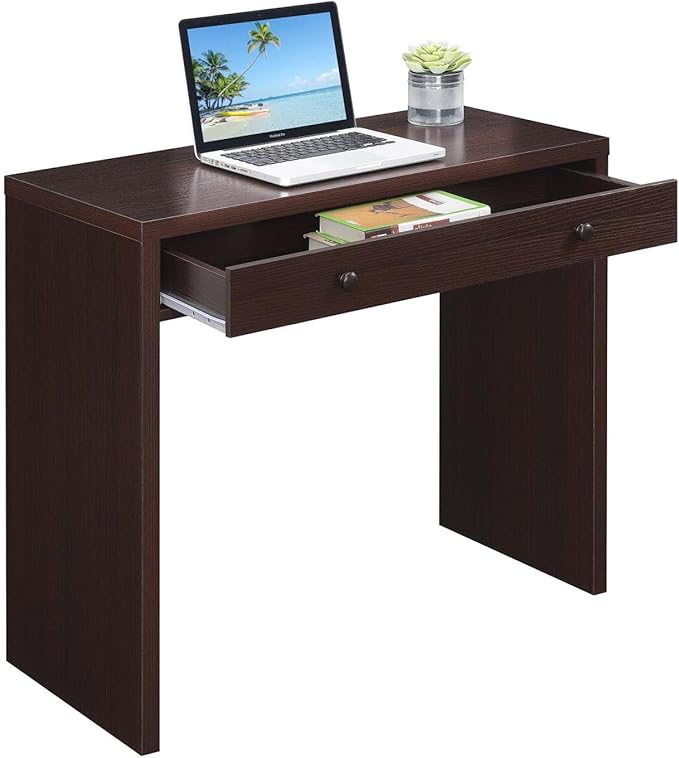 Convenience Concepts Northfield Desk with Drawer, Espresso